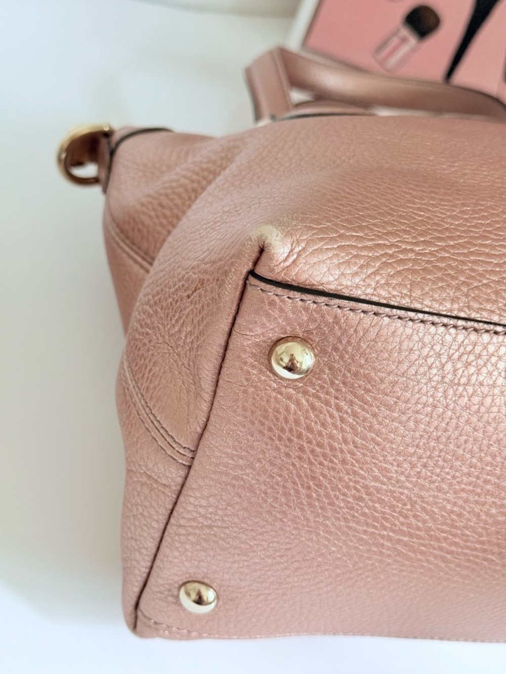 Gucci SOHO "JAPAN EXCLUSIVE "GG interlock pink Metallic π - Picture 12 of 16